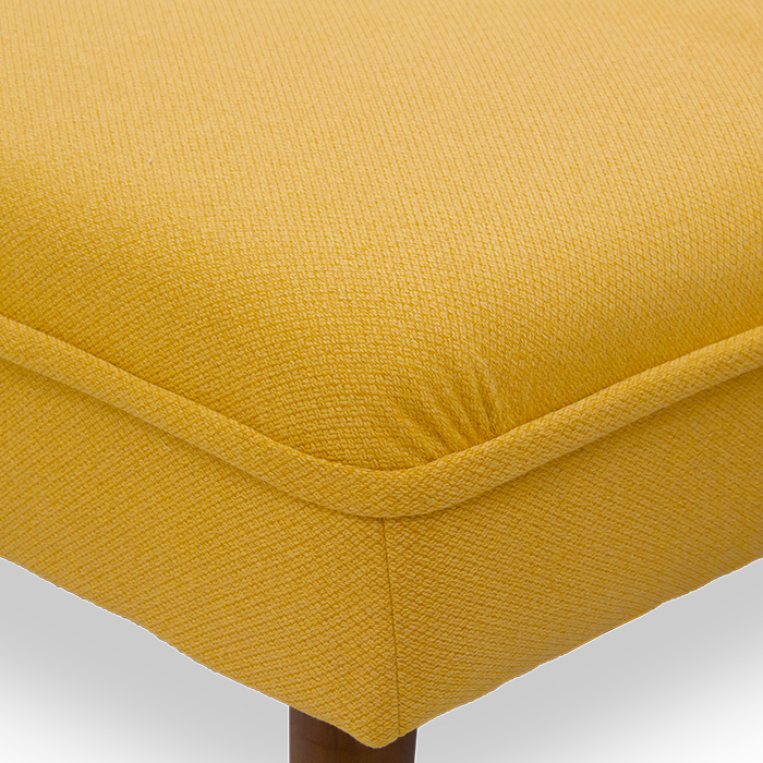 Futon Tela Amarillo Kevi | Sofá Cama y Futones | salas